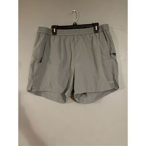 Baleaf Grey UPF50+ Nylon Shorts Zip Pockets Drawstring UV Protection XXL